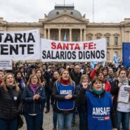 Paritaria Docente en Santa Fe.