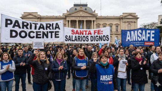 Paritaria Docente en Santa Fe.